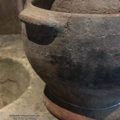 Oude Indiase Aardewerken Pot Binnenpot