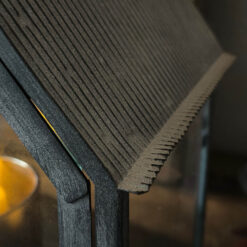 Glazen huisjes antique black