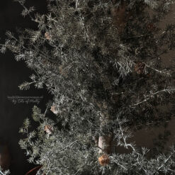 Kunst Kerstboom in Pot met Dennenappeltjes