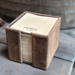 Lederen Memoblaadjes Houder Hoffz