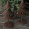 Metalen kerstbomen set 2