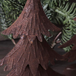 Metalen kerstbomen set 2