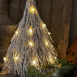 Twijg boompje wit led sterretjes