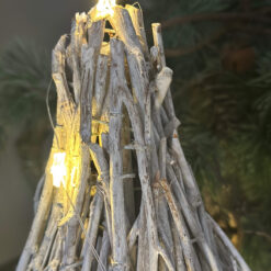 Twijg boompje wit led sterretjes