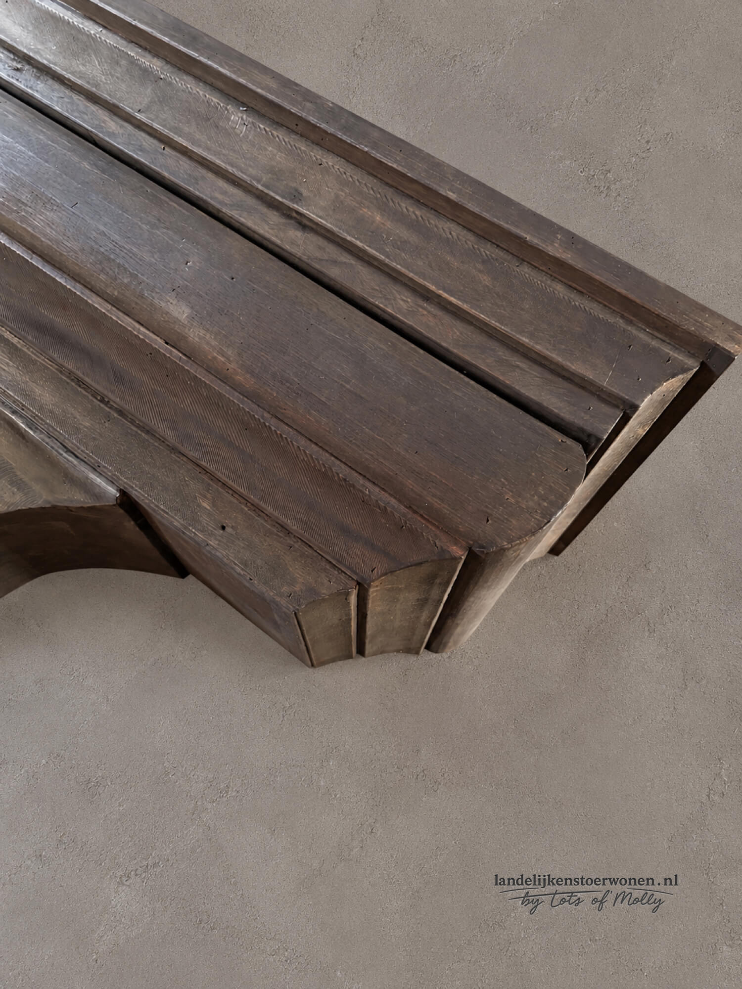 Zware Houten Wandconsole Driftwood